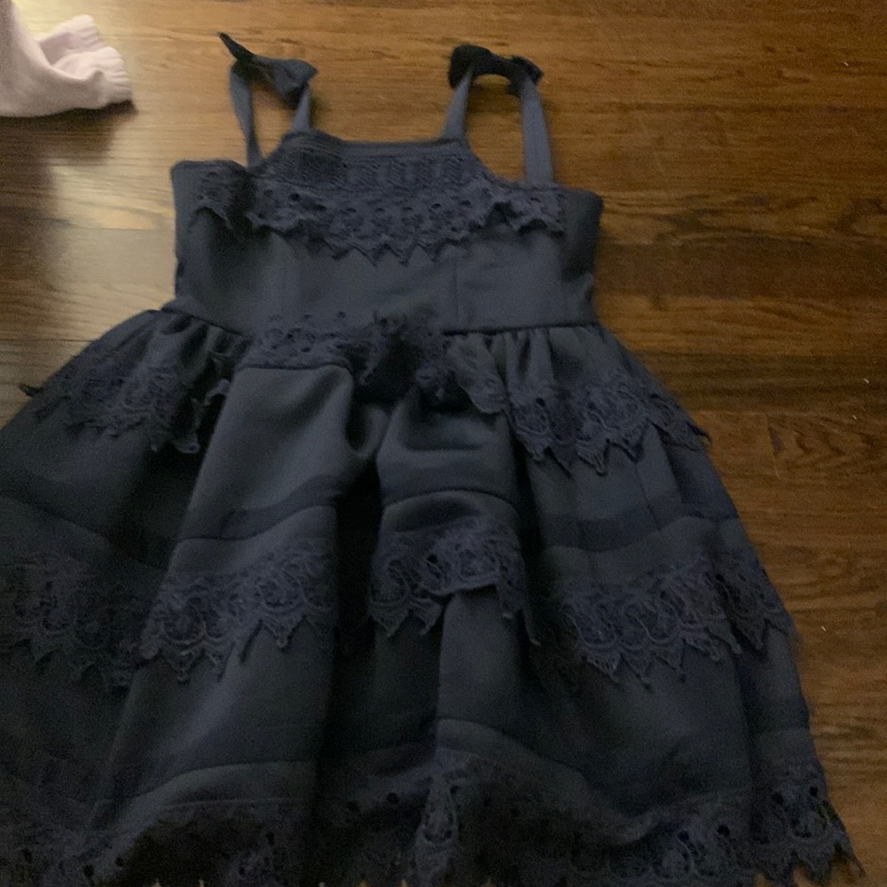 navy blue dress